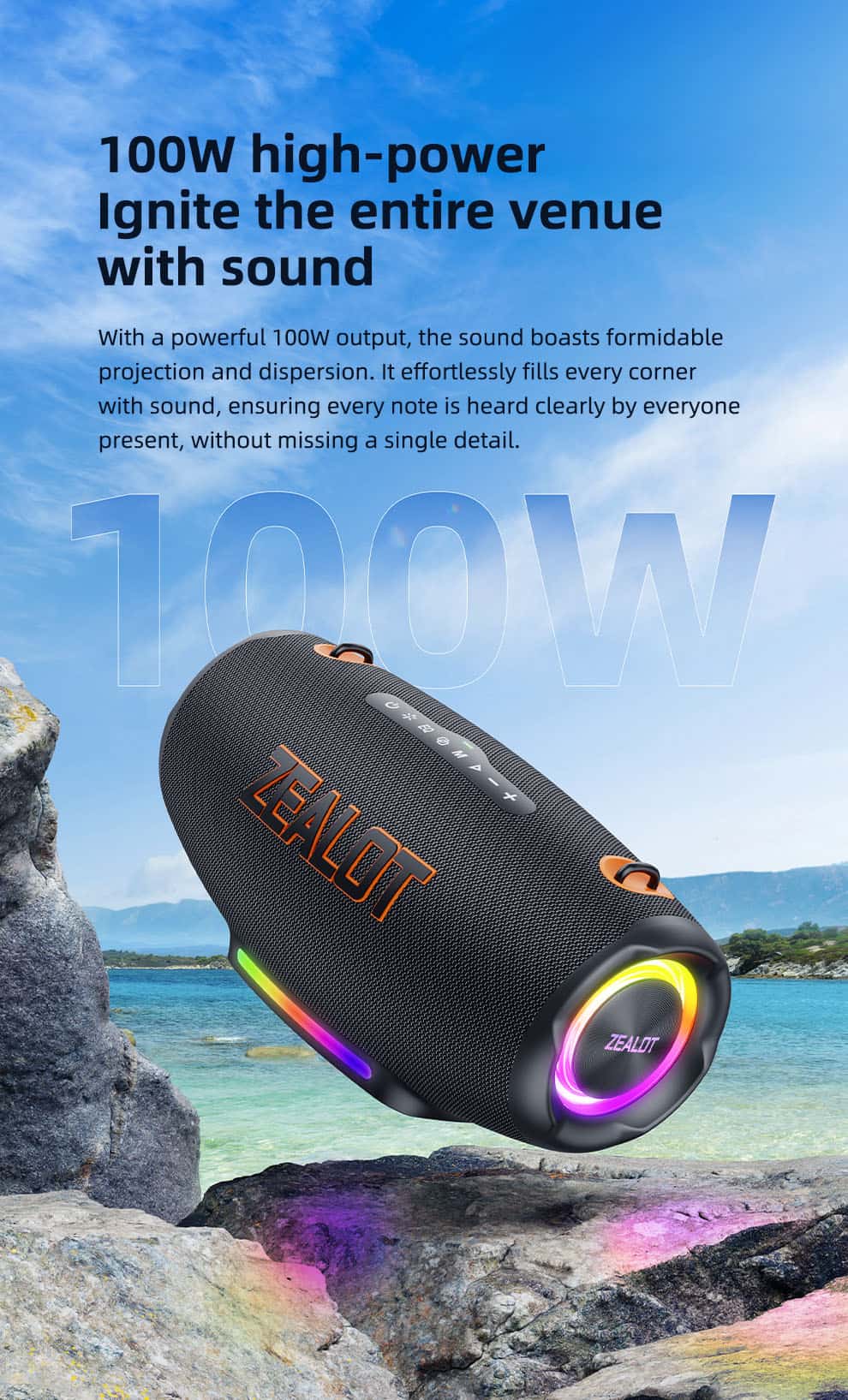 ZEALOT S127 Portable Bluetooth Speaker | Factory-Direct Wholesale